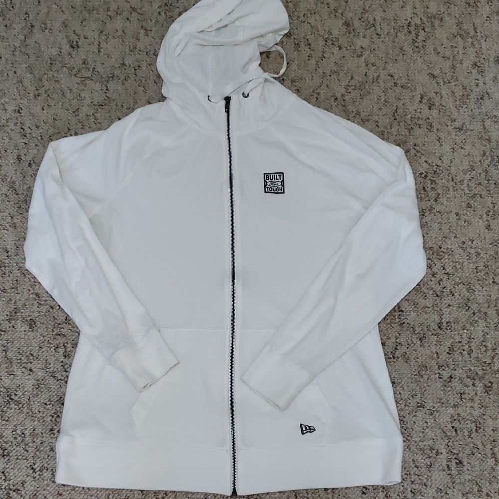 White Ford Maverick Women's Zip-Up Hoodie